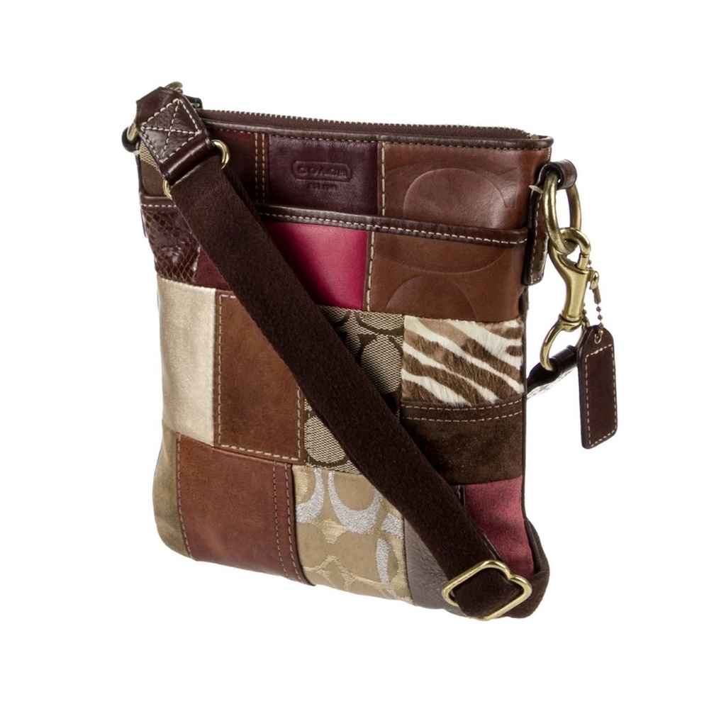 Coach Crossbody Bag. Patchwork Style. Excellent C… - image 1